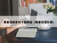 陆丰黑客漫画素材下载网站（黑客动漫头像）